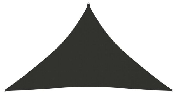 Żagiel ogrodowy, tkanina oxford, trójkątny, 5x5x6 m, antracyt