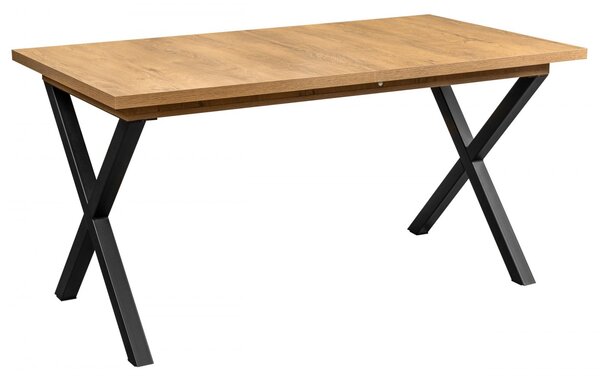 Stół LOFT Rozkładany Metalowe Nogi 190/150x80