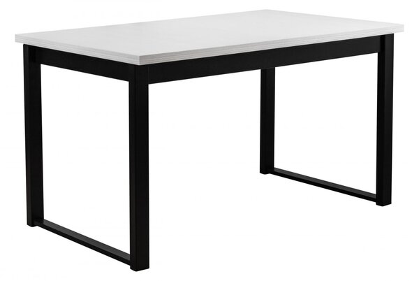 Stół LOFT Rozkładany Czarne Nogi 180/140x80