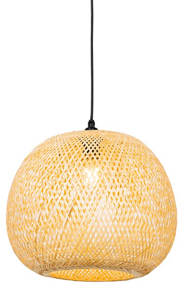 Zewnetrzna Orientalna lampa wisząca zewnętrzna bambusowa IP44 - Rafael Oswietlenie zewnetrzne
