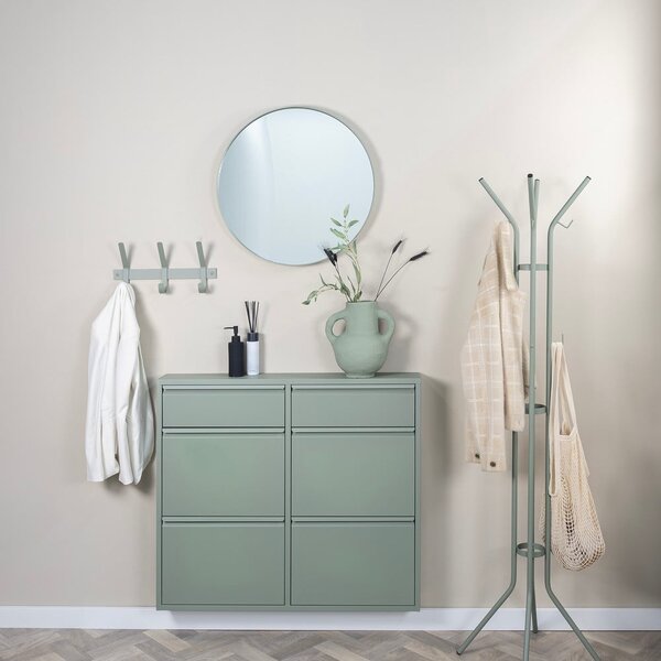 Szarozielony metalowy wieszak ø 40x170 cm Jessy – Spinder Design