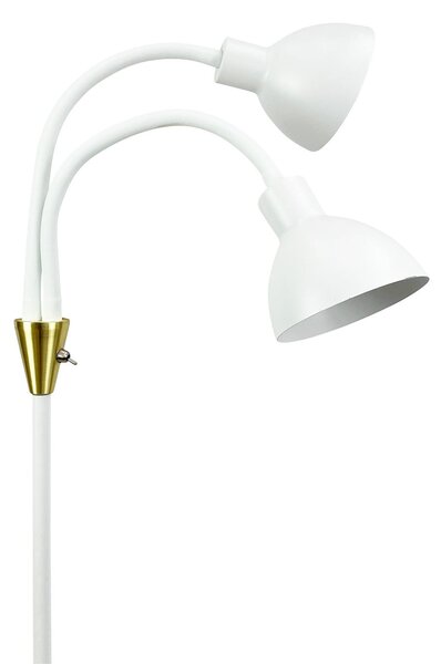 Lampa Podłogowa Dyberg Larsen, Lilje, biały, salon, metal, design