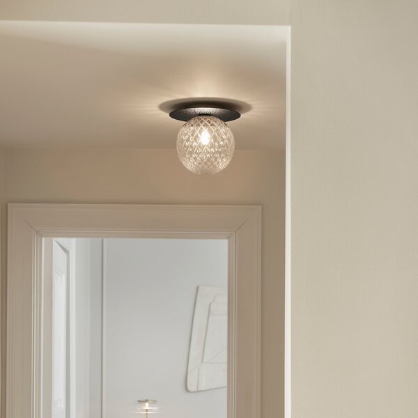 Lampa Ścienna Nuura Aps, Liila 1, ściemnialny, czarny, łazienka, szkło, skandynawski