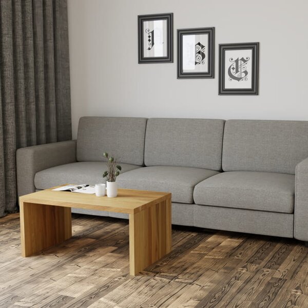 Stolik kawowy Solid Wood, wyjątkowa trwałość litego drewna, idealny do salonu
