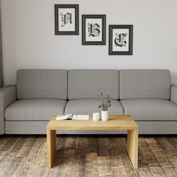 Stolik kawowy Solid Wood, wyjątkowa trwałość litego drewna, idealny do salonu