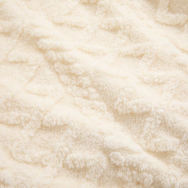 Kremowy koc z materiału sherpa 220x240 cm Edgar – douceur d'intérieur