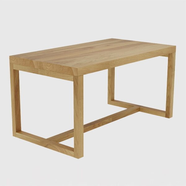 Ława dębowa Classic Wood w 100% z litego drewna