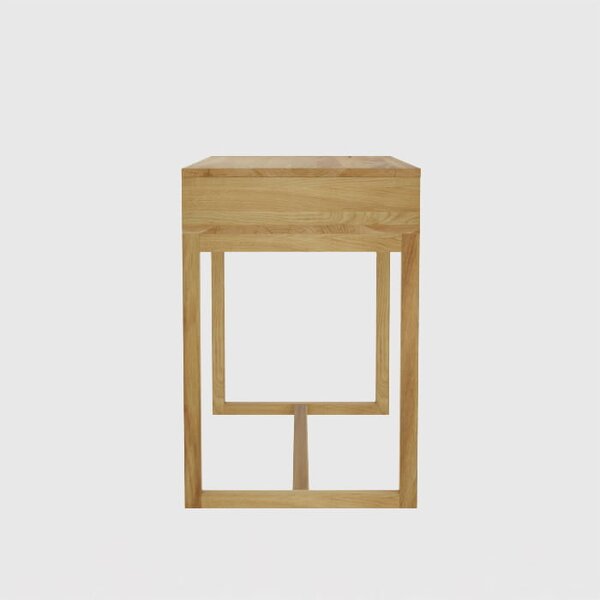 Biurko drewniane Easy Wood - solidne z szufladami do domu i biura