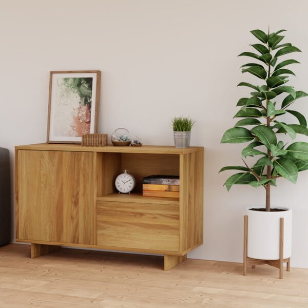 Drewniana Komoda Slim I - naturalna, klasyczna linia drewnianej komody