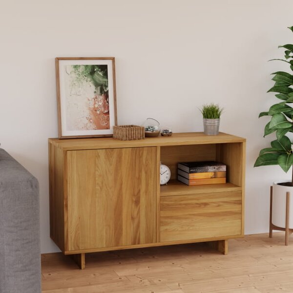 Drewniana Komoda Slim I - naturalna, klasyczna linia drewnianej komody