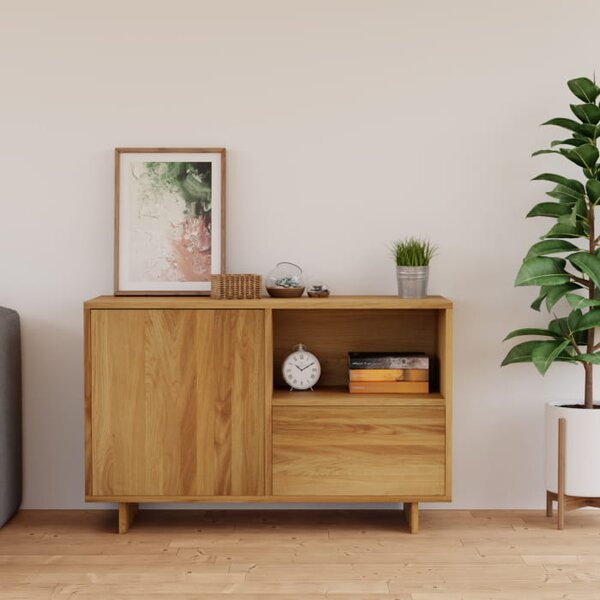 Drewniana Komoda Slim I - naturalna, klasyczna linia drewnianej komody