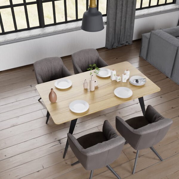 Stół dębowy Melody loft — stół industrialny