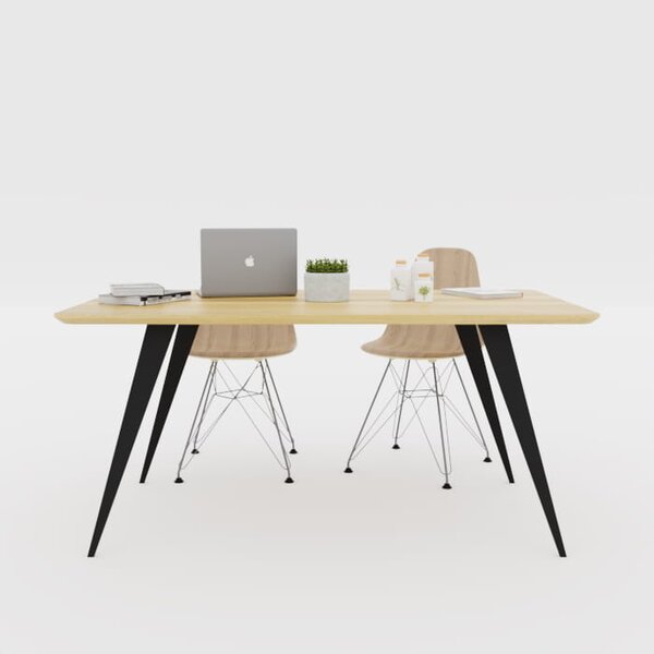 Stół dębowy Melody loft — stół industrialny