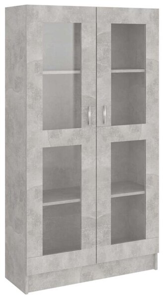 Witryna, szarość betonu, 82,5x30,5x150 cm