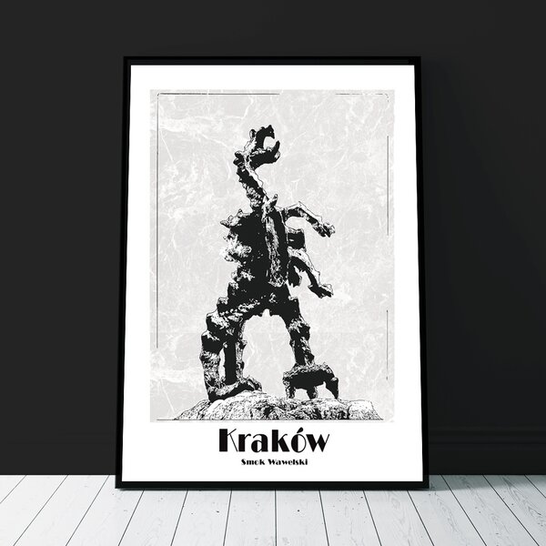 Plakat Kraków - Smok Wawelski