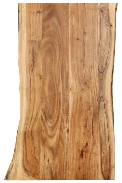 Blat, lite drewno akacjowe, 100x(50-60)x2,5 cm