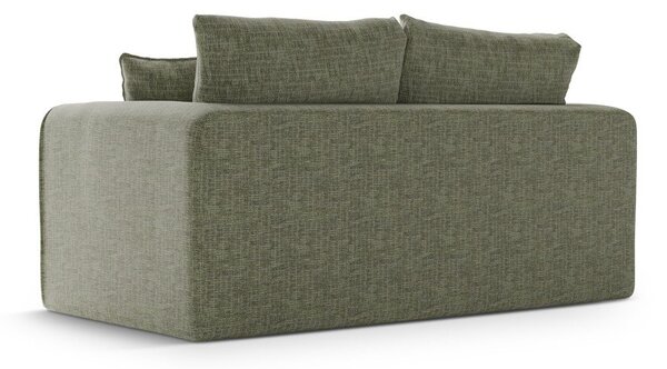 Zielona rozkładana sofa 158 cm Lido – Micadoni