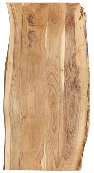 Blat, lite drewno akacjowe, 118x(50-60)x2,5 cm