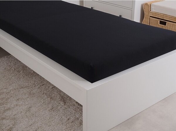 4Home prześcieradło jersey Ideal czarny, 70 x 140 cm