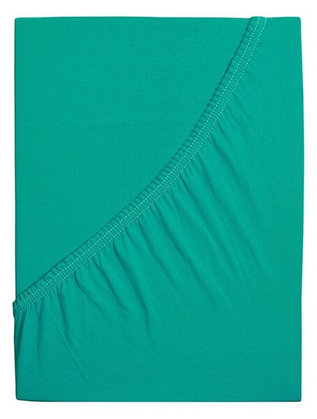 4Home prześcieradło jersey Ideal zielony turkus, 70 x 140 cm