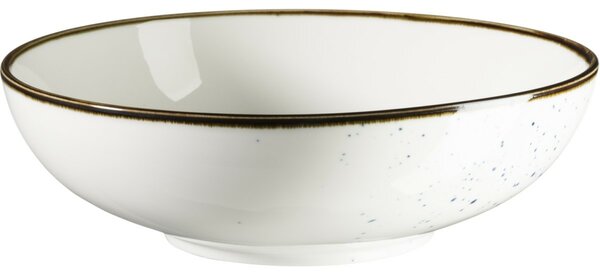 Mäser Miska Pintar White niebieskie kropki 22 cm, 22 cm