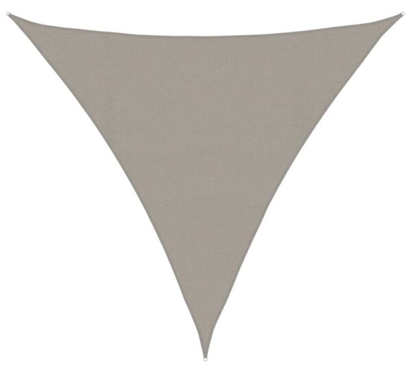 Żagiel przeciwsłoneczny, 160 g/m², jasnoszary, 4,5x4,5x4,5 m