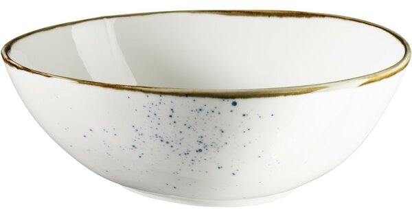 Mäser Owalna miska Pintar White niebieskie kropki22 x 19 cm, L