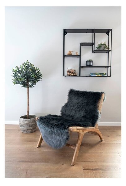 Antracytowy syntetyczny chodnik 60x180 cm – House Nordic