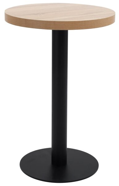 Stolik bistro, jasnobrązowy, 50 cm, MDF