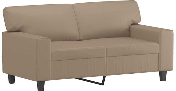 Sofa, 2-osobowa kolor cappuccino, 120 cm, sztuczna skÃ³ra