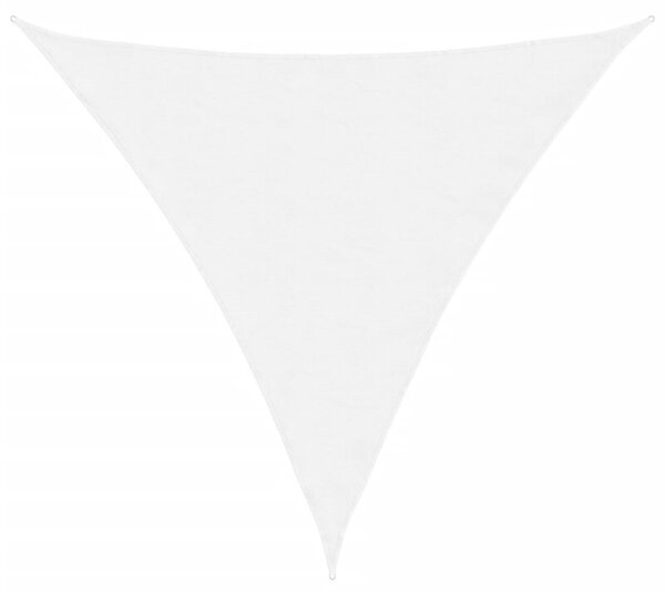 Trójkątny żagiel ogrodowy, tkanina oxford, 3,6x3,6x3,6 m, biały