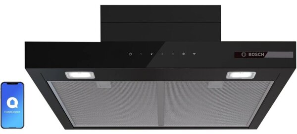 Okap BOSCH Serie 6 DWB67DN60 Czarny 699m3/h 56dB klasa A++