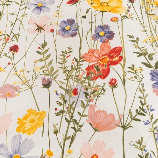 Poszewka na poduszkę z mikrofibry WILDFLOWERS 50x70 cm, kolorowa