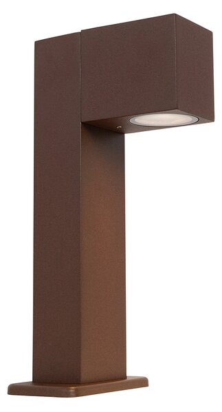 Industrialna lampa ogrodowa na słupie brązowa rdza 30 cm IP44 - Baleno