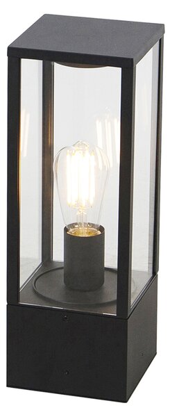 Industrialna lampa stojąca czarna 40 cm IP44 - Charlois