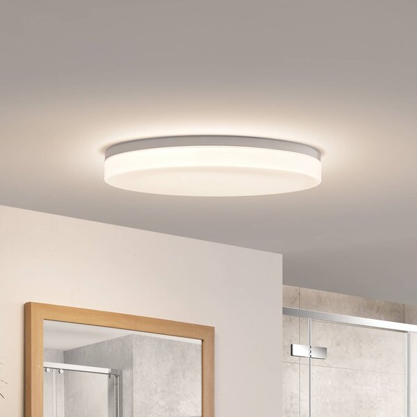 Lampa sufitowa LED Wynion PRIOS, możliwość ściemniania, biały / opal, łazienka, tworzywo sztuczne, nowoczesny