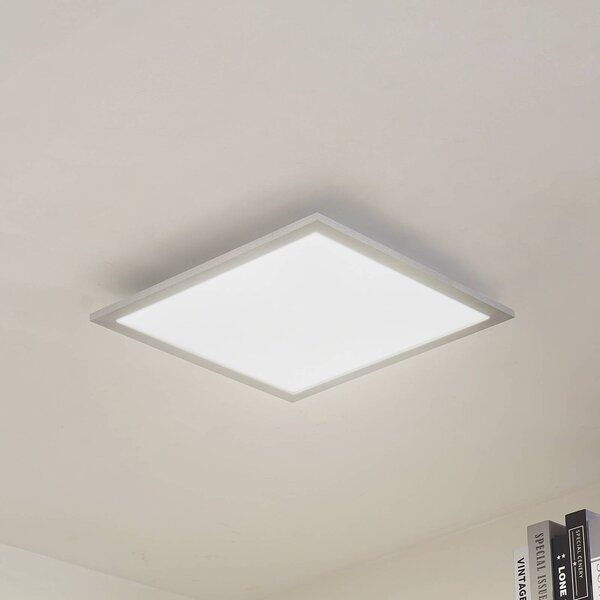 Lampa sufitowa LED Lyndra Arcchio, możliwość ściemniania, aluminiowy / szary / cynkowy, salon / jadalnia, aluminium, nowoczesny