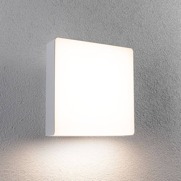 Paulmann Lampa zewnętrzna z czujnikiem ruchu Azalena, biały / opal, aluminium