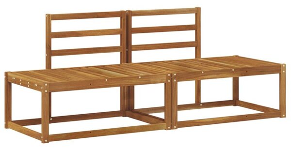 Sofa końcowa na zewnątrz 2 sztuka naturalny 182,5 x 63 x 73 cm