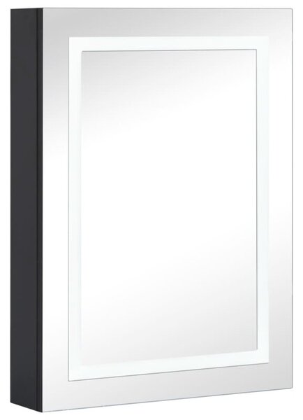 Szafka łazienkowa z lustrem i LED, 50x13x70 cm