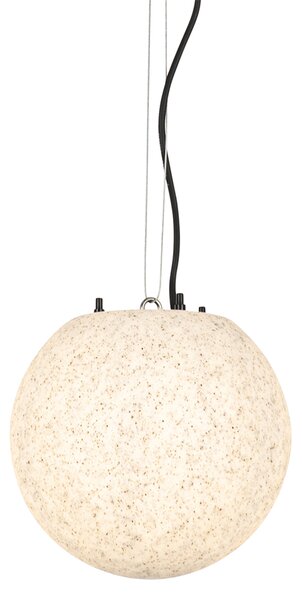Inteligentna lampa zewnętrzna szara 25 cm IP65 z WiFi A60 - Nura
