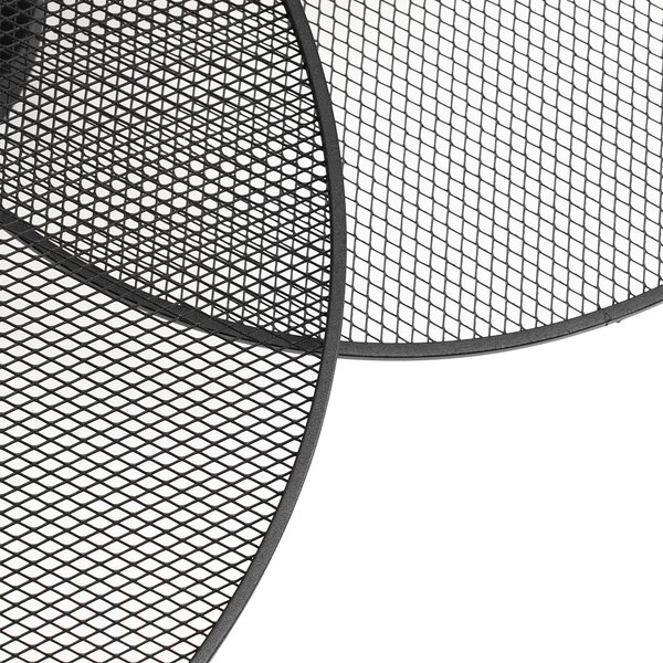 Designerska lampa ścienna czarna z siatką 3-punktowa - Jane