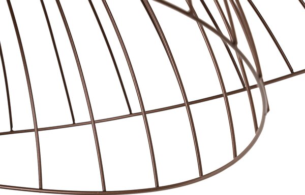 Inteligentna lampa sufitowa brązowa z podwójnym kloszem 45 cm z WiFi G95 - Pua