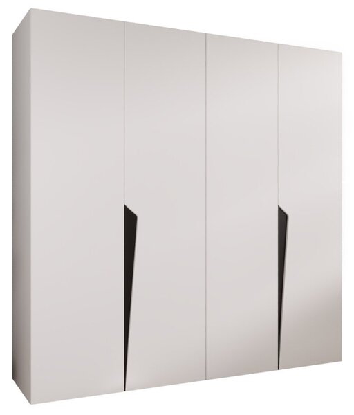 Szafa uchylna otwierana Piano 1 200 wys. 202 cm biaÅy + u. czarny