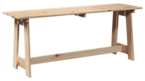 Ławka ogrodowa naturalny 119 x 47 x 35 cm drewno sosnowe