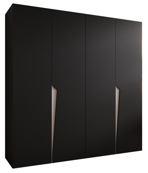 Szafa uchylna otwierana Piano 1 200 wys. 202 cm czarny + u. kaszmir