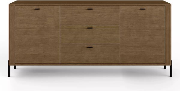 Szeroka komoda w kolorze dymionego dębu Madera 11