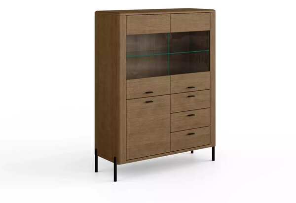 Elegancka drewniana witryna Madera 80