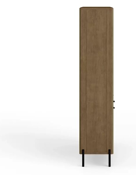 Wysoka witryna w odcieniu dębu dymionego Madera 70