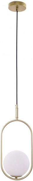 Lampa wisząca w stylu glamour mosiądz - K061 R0-T63